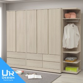 克利奧8.2尺暗抽組合衣櫥(26I20/A52-01)