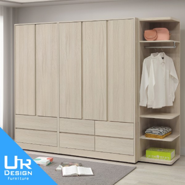 克利奧8.2尺暗抽組合衣櫥(26I20/A52-01)