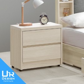克勞黛雙暗抽床頭櫃(26I20/A51-07)