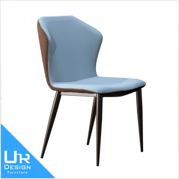 北歐工業風威斯特藍色布餐椅(24I20/A494-04)