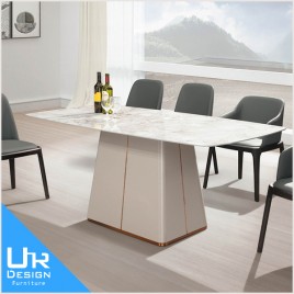 古典奢華風索尼亞6尺岩板餐桌(24I20/A460-01)
