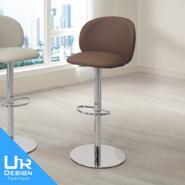 尼斯咖色皮升降吧椅(26I20/A543-04)