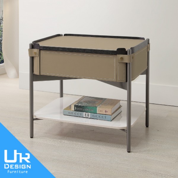 尼普敦馬鞍皮床頭櫃(26I20/A26-01)