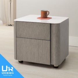 摩丘利岩板床頭櫃(右把手)(26I20/A26-08)