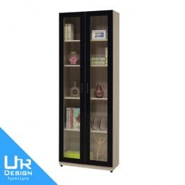 方達2.3尺玻璃門收納櫃(26I20/A357-03)