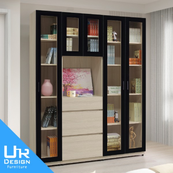 方達5.5尺組合式書櫃組(26I20/A548-05)