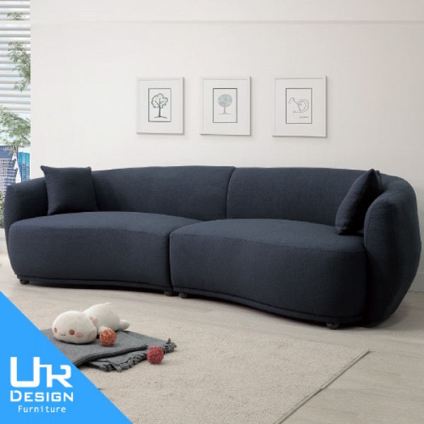 梅維絲藍色布沙發組(26I20/A212-02)