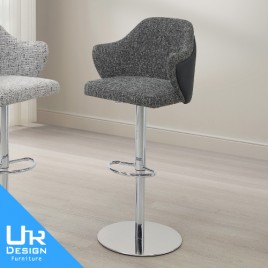 歷力克深灰布升降吧椅(26I20/A543-02)