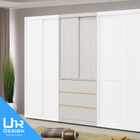 泰勒2.7尺三抽推門衣櫥(26I20/A70-03)