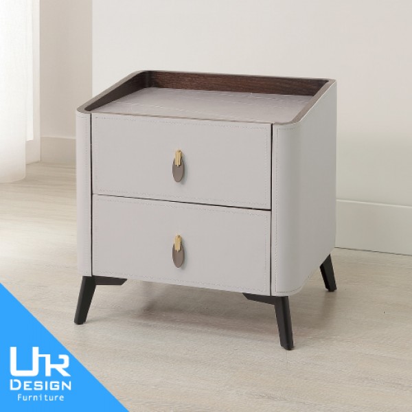 科瑞馬鞍皮床頭櫃(26I20/A26-04)