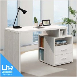 簡約北歐風卡森3.5尺伸縮書桌(24I20/A538-01)