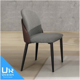 美式工業風喬納森灰色餐椅(24I20/A476-03)