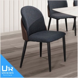 美式工業風喬納森藍色餐椅(24I20/A475-03)