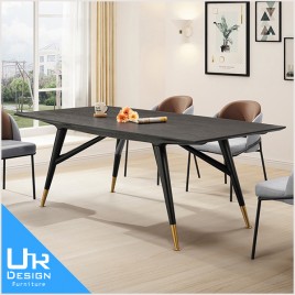 美式工業風李納德6.6尺餐桌(22I20/A435-01)