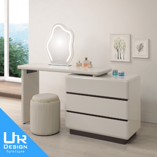 艾妮4尺伸縮鏡台組(含椅)(26I20/A21-02)