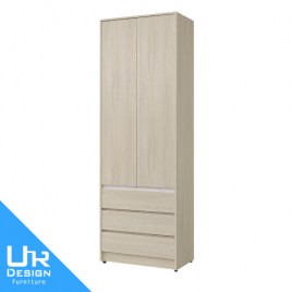 華格納2.7×8尺三抽高衣櫥(26I20/A38-03)