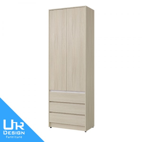 華格納2.7×8尺三抽高衣櫥(26I20/A38-03)