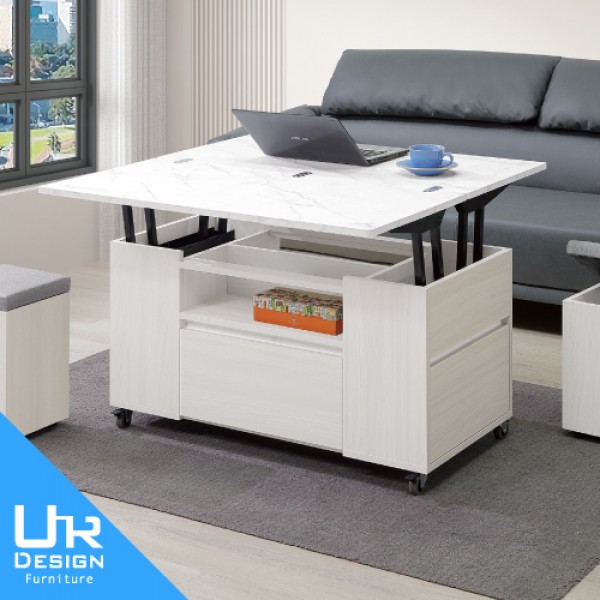 華格納3.3尺雙升降移動茶几(26I20/A298-01)