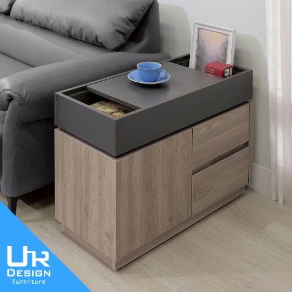 華沙2.7尺滑面功能櫃(26I20/A314-01)