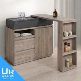 華沙4尺伸縮餐櫃桌組(26I20/A420-01) 華沙4尺伸縮餐櫃桌組(26I20/A420-01)