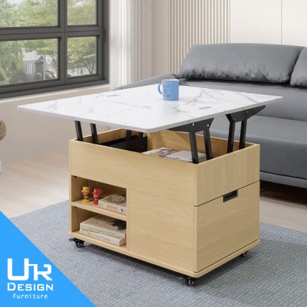 萊特2.7尺雙升降移動茶几(26I20/A312-01)