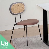 普普風多特卡其色餐椅(25JX/183-3)