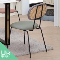 普普風多特淺綠餐椅(23JX/507-2)