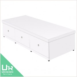 現代風3.5尺白色功能收納床底(23JX/390-2)
