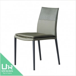 美式工業風布倫丹綠色皮餐椅(23JX/503-3)