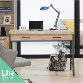 美式工業風路德3.7尺書桌(不含椅)(23JX/545-1)