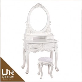 古典奢華風蕾娜2.7尺韓式化妝台(含椅)(22Z06/111-2)