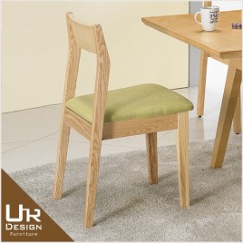 布蘭妮栓木綠色布面餐椅(23Z06/942-13)