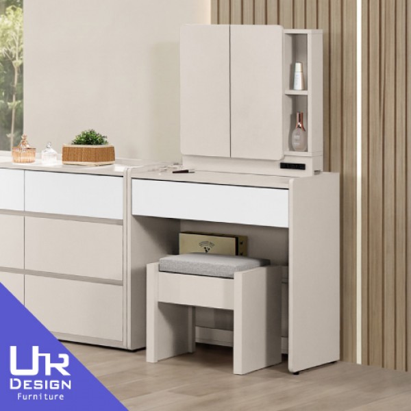 佩洛斯2.5尺化妝台(含椅)(26Z40/2009-4)