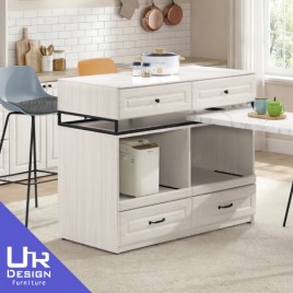 克里斯4尺岩板中島型收納櫃(26Z40/2824-2)