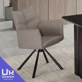 凱提克灰色皮餐椅(26Z40/3025-4)