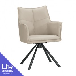 凱提克米色皮餐椅(26Z40/3025-5)