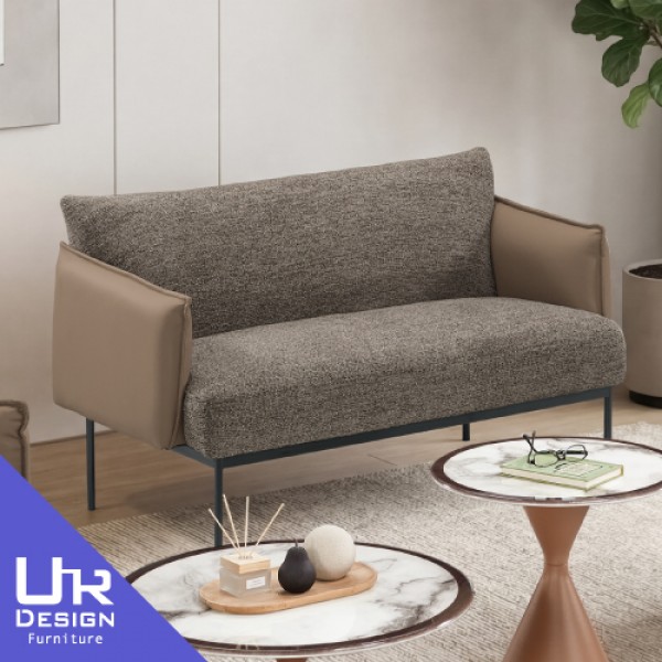 吉爾溫咖色布雙人沙發(26Z40/2675-4)