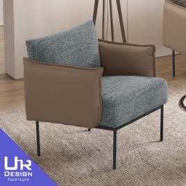 吉爾溫灰色布單人沙發(26Z40/2675-3)