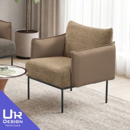 吉爾溫黃色布單人沙發(26Z40/2675-2)