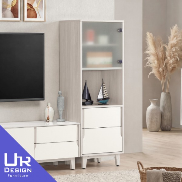 娜迪亞1.65尺二抽展示櫃(26Z40/2452-3)