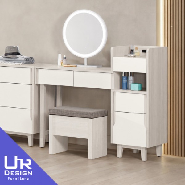 娜迪亞2.7尺伸縮化妝台(含椅)(26Z40/2027-2)