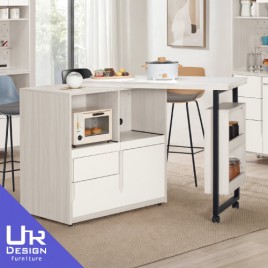 娜迪亞4尺岩板中島型多功能餐桌櫃(A型)(26Z40/2831-1)