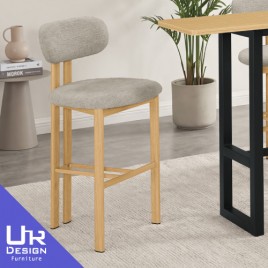 布洛林米色布高吧椅(26Z40/3034-2)