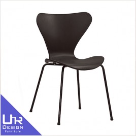復古工業風卡爾黑色造型椅(五金腳)(22Z40/581-13)