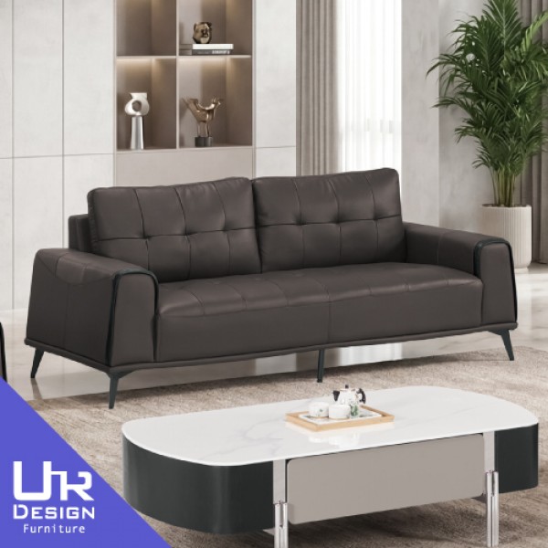 曼德爾半牛皮三人沙發(26Z40/2664-3)