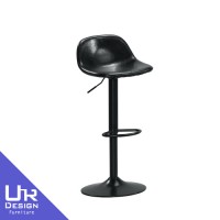 波特黑色皮升降吧椅(25Z40/1888-9)