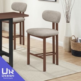 班克斯米色布高吧椅(26Z40/3034-1)