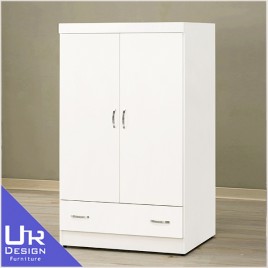 現代風貝莎2.7尺白色衣櫥(22Z40/213-5)