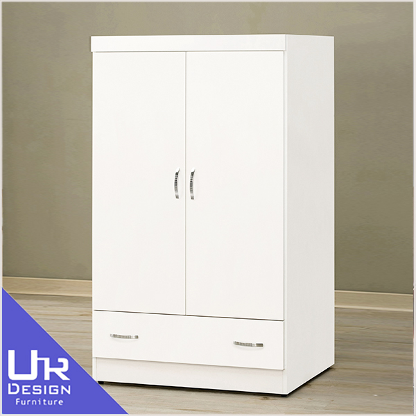現代風貝莎2.7尺白色衣櫥(24Z40/265-5)
