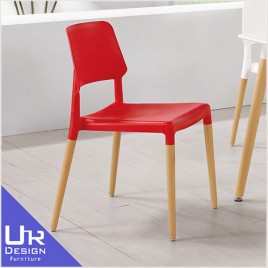 簡約北歐風奧斯本紅色造型椅(22Z40/584-14)